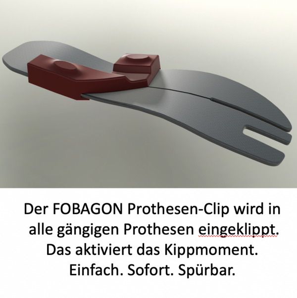 Prothesen-Clip mit FOBAGON Funktion